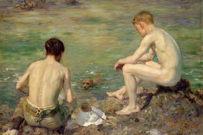 3人の仲間 作： Henry Scott Tuke